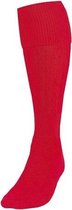 Precision Voetbalsokken Plain Junior Nylon Rood Maat 30-34