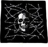 Zac's Alter Ego Bandana Skull and barbed wire  Zwart