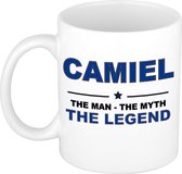 Camiel The man, The myth the legend cadeau koffie mok / thee beker 300 ml