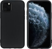 iPhone 11 Pro Hoesje Siliconen - iMoshion Color Backcover - Zwart