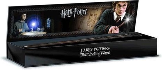 Harry Potter toverstaf met licht in displayverpakking.
