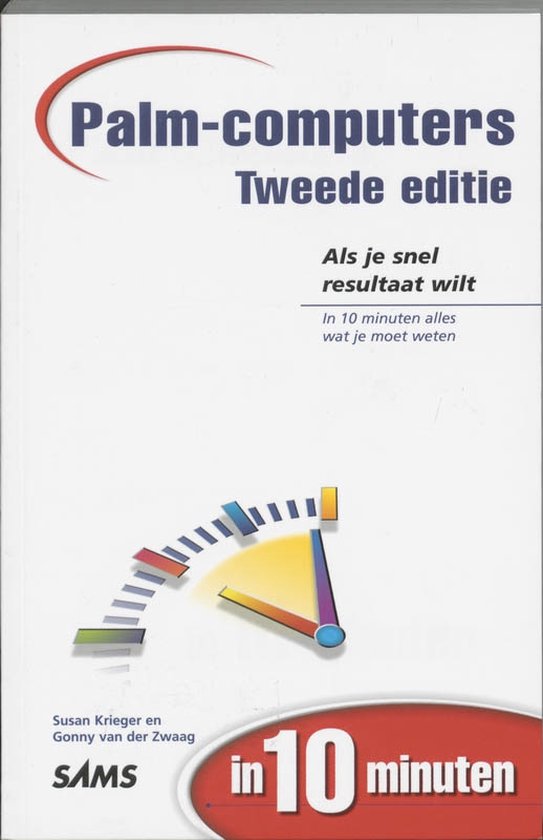 Cover van het boek 'Palm-computers in 10 minuten' van Zwaag van der en Susan Krieger