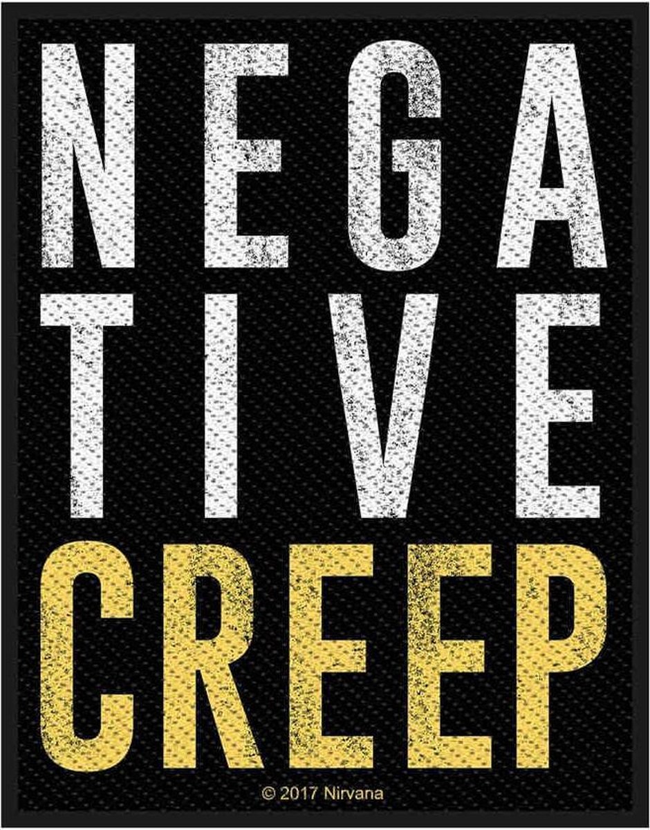 Nirvana - Negative Creep Patch - Multicolours