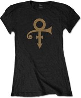 Prince Dames Tshirt -XXL- Symbol Zwart