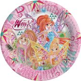 Winx Club Feestborden Meisjes 23 Cm Karton Roze 8 Stuks