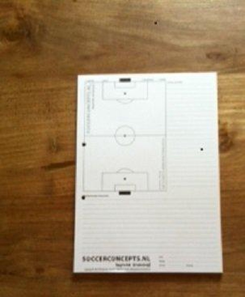 Coachblok - Coachblok 50 bladig - Multifunctioneel - Voetbal training