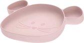 Lässig Section Plate Silicone - Little Chums Mouse Rose