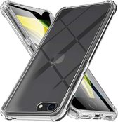 Hoesje Geschikt voor: iPhone SE 2 2020 - Anti -Shock Silicone - Transparant