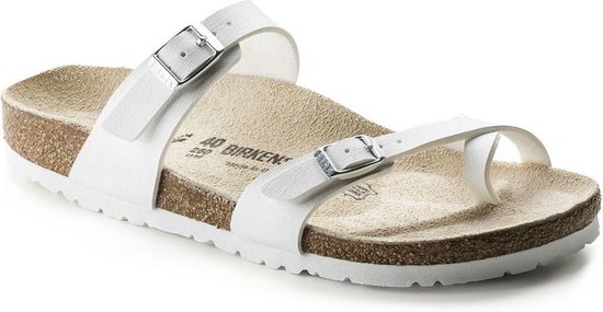 Birkenstock Mayari Dames Slippers Regular fit - White - Maat 39
