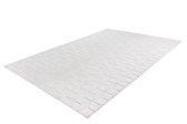 Kayoom - Vloerkleed Vivica - Wit/Creme - 120 x 160 cm - 20mm hoog - 3D effect