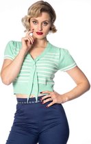 Dancing Days Top -XL- SAILOR STRIPE Turquoise