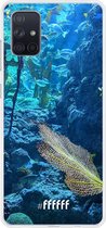 Samsung Galaxy A71 Hoesje Transparant TPU Case - Coral Reef #ffffff