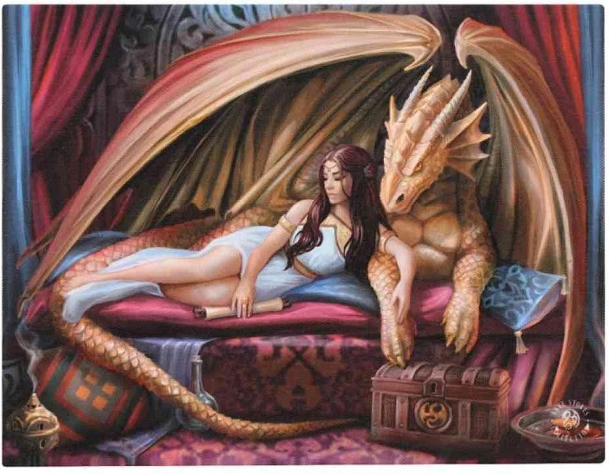 Anne Stokes - Canvas afbeelding Inner Sanctum 19 x 25 Multicolours