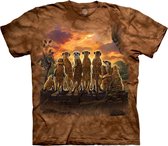 The Mountain Adult Unisex T-Shirt - Meerkat Family