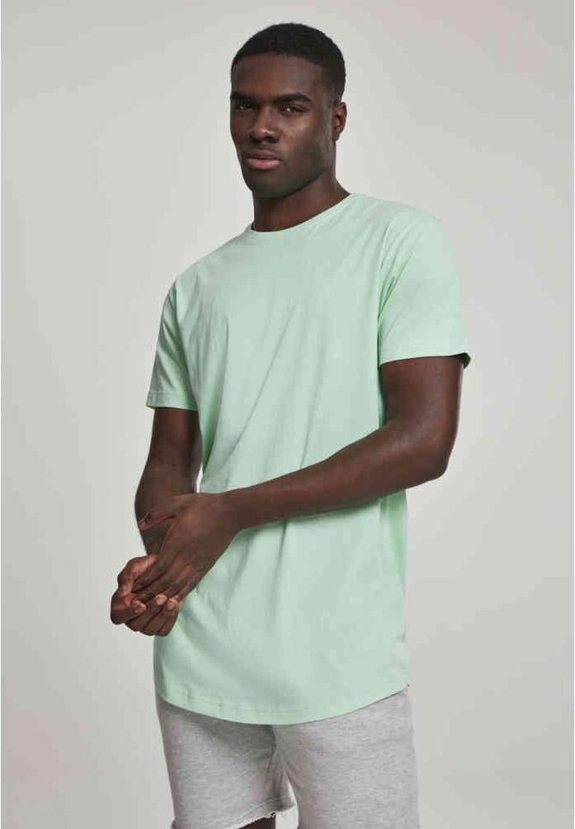 Urban Classics Shaped Long Heren T-shirt M Groen