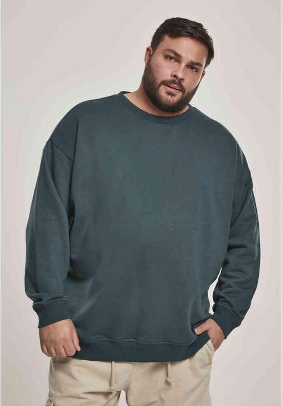 Urban Classics - Sweat Crewneck sweater/trui - M - Groen