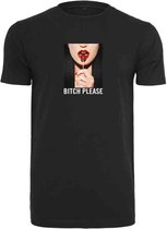 Urban Classics Heren Tshirt -XL- Bitch Please Zwart