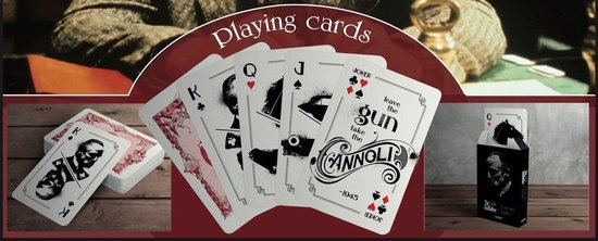 Thumbnail van een extra afbeelding van het spel The Godfather Playing Cards