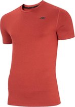 4F Men's Functional T-shirt Heren - Rood - Maat S (EU)