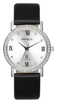 Orphelia 122-1723-84 - Horloge - Leer - Zwart - 33 mm