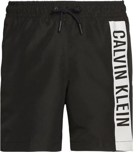 Calvin Klein jongens zwembroek -zwart/wit logo | bol