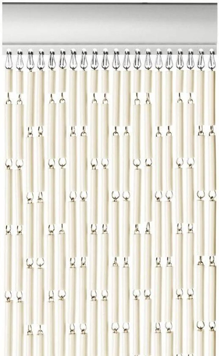 Wicotex - Vliegengordijn Tubes - 100x232 cm - Ecru