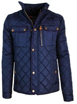 Geographical Norway Heren Winterjas Blauw Bowling - S