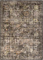 Tapijtenloods Picasso Sarough Vintage Vloerkleed Bruin Laagpolig - 80x150 CM