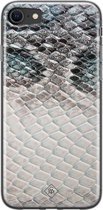 iPhone SE 2020 hoesje siliconen - Oh my snake | Apple iPhone SE (2020) case | TPU backcover transparant