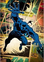 MARVEL SILVER AGE - Magnetic Metal Poster 45x32 - Black Panther