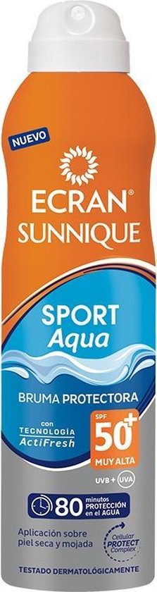 accessoires Rode datum lager Ecran Sport Aqua - Zonnebrand Spray - 250 ml | bol.com