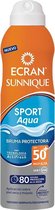 Ecran Sport Aqua - Zonnebrand Spray - 250 ml