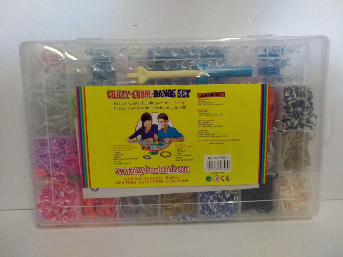 Loom Band Accessory Case 4200 bandjes | bol.com