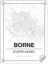 Tuinposter BORNE (Overijssel) - 60x80cm