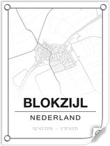 Tuinposter BLOKZIJL (Nederland) - 60x80cm