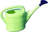 1x Limoen groene gieter met broeskop 10 liter - Tuin/tuinier benodigdheden - Planten water geven - Gieters groen