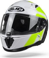 HJC I70 PRIKA Wit Integraalhelm - Motorhelm  - Maat XL