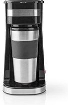 Koffiezetapparaat - Filter Koffie - 0.4 l - 1 Kopjes - Zilver / Zwart