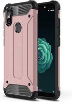 Magic Armor TPU + PC Combinatie Case voor Xiaomi Mi 6X / Mi A2 (Rose Gold)
