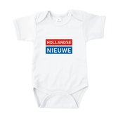 Rompertjes baby met tekst - Hollandse Nieuwe - Romper wit - Maat 62/68