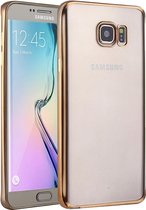 Voor Galaxy S6 / G920 galvaniseren TPU beschermhoes (goud)