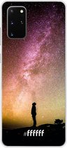 Samsung Galaxy S20+ Hoesje Transparant TPU Case - Watching the Stars #ffffff
