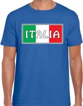 Italie / Italia landen t-shirt blauw heren M