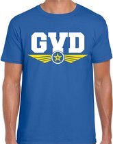 GVD fout tekst t-shirt blauw voor heren M