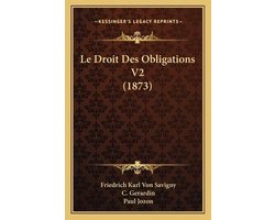 Le Droit Des Obligations V2 (1873)