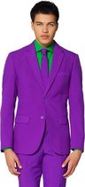 OppoSuits Purple Prince - Mannen Kostuum - Paars - Feest - Maat 50