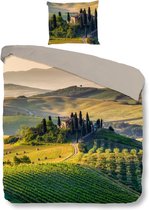 Good Morning Tuscan Dekbedovertrek - Eenpersoons - 140x200/220 cm - Multi