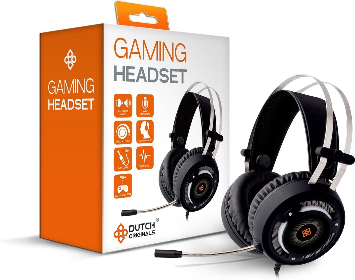 Gaming headset | On-ear | voor PC, Xbox, PS4, Nintendo Switch | 3.5 mm jack  | 120 cm... | bol.com