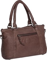Justified Bags® Saira Front Zip Handbag Brown IX