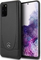 Samsung Galaxy S20+ Backcase hoesje - Mercedes-Benz - Effen Zwart - Leer